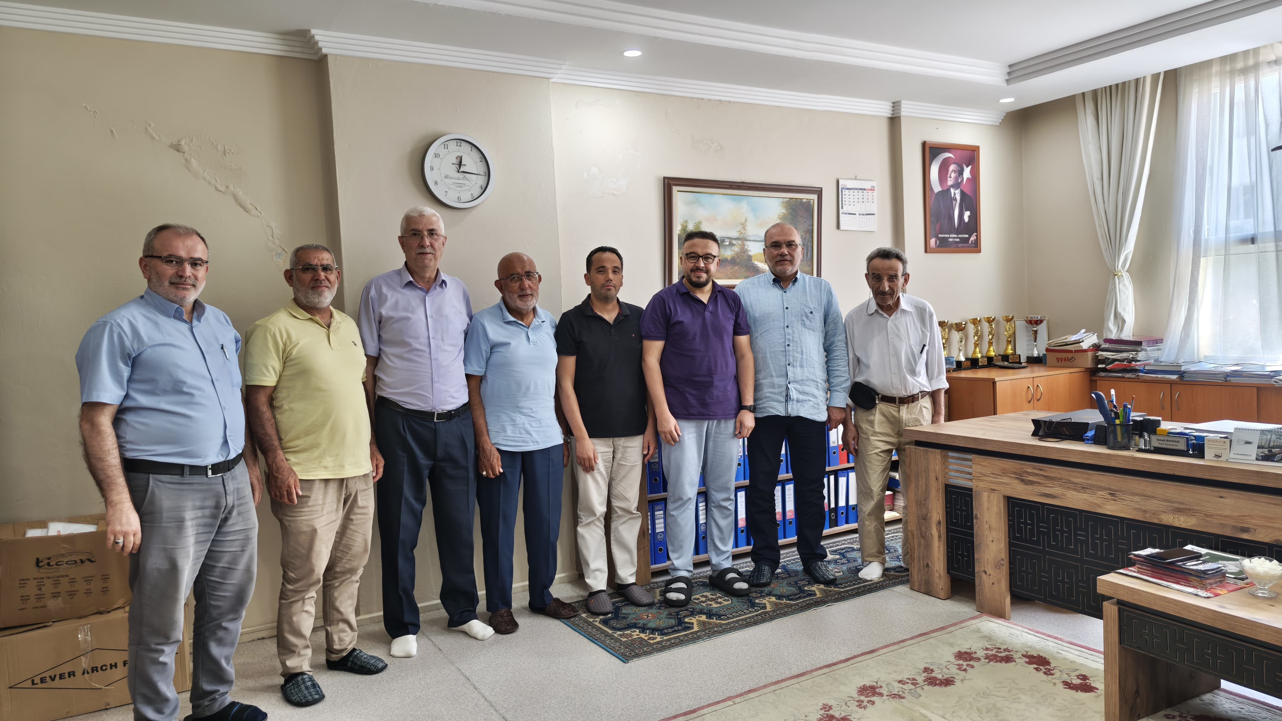 Kestanepazarı Hatay K.K. Yurt Yöneticiliğine Atanan Hafız İsmail Bayram’ı Ziyaret Ettik